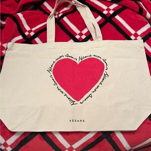 Sezane Mon Amour Totebag